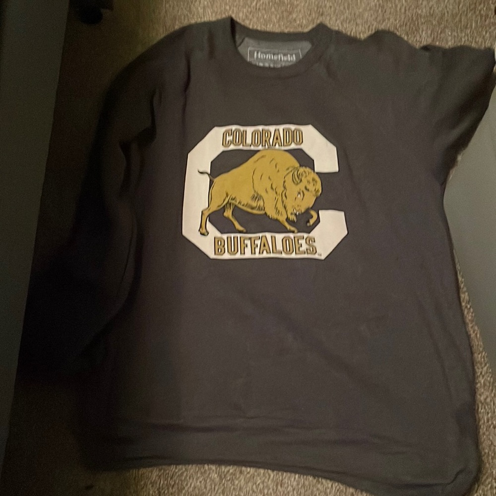 Colorado Buffaloes homefield apparel sweatshirt size large retro